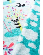Leikkisä panda, turkoosi
